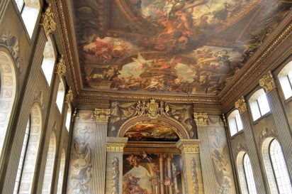 Ceiling - Painted Hall - Naval Colege - Greenwich