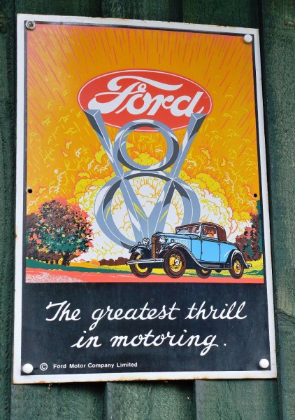 Ford Old Advertising Sign