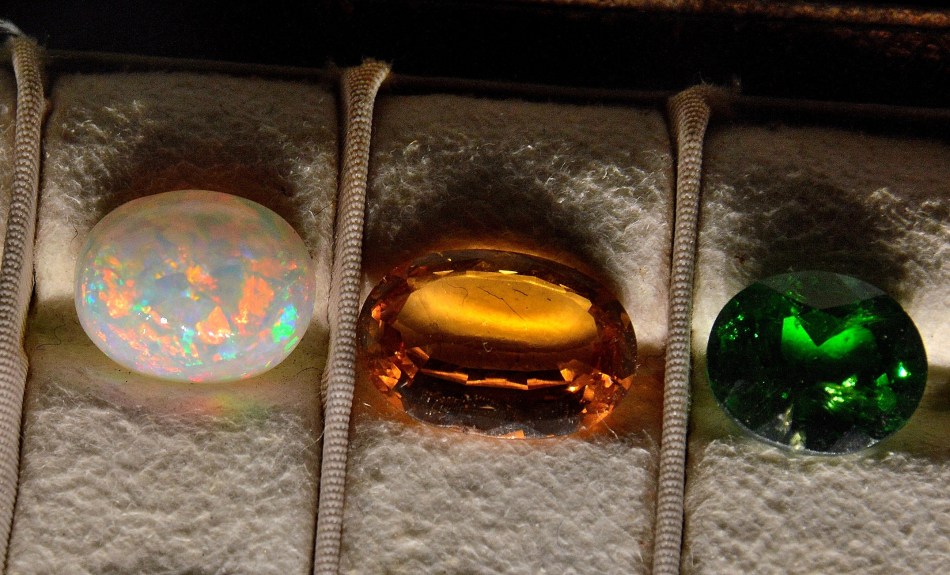 Milky Opal in Earth's Treasury at the Natural History Museum