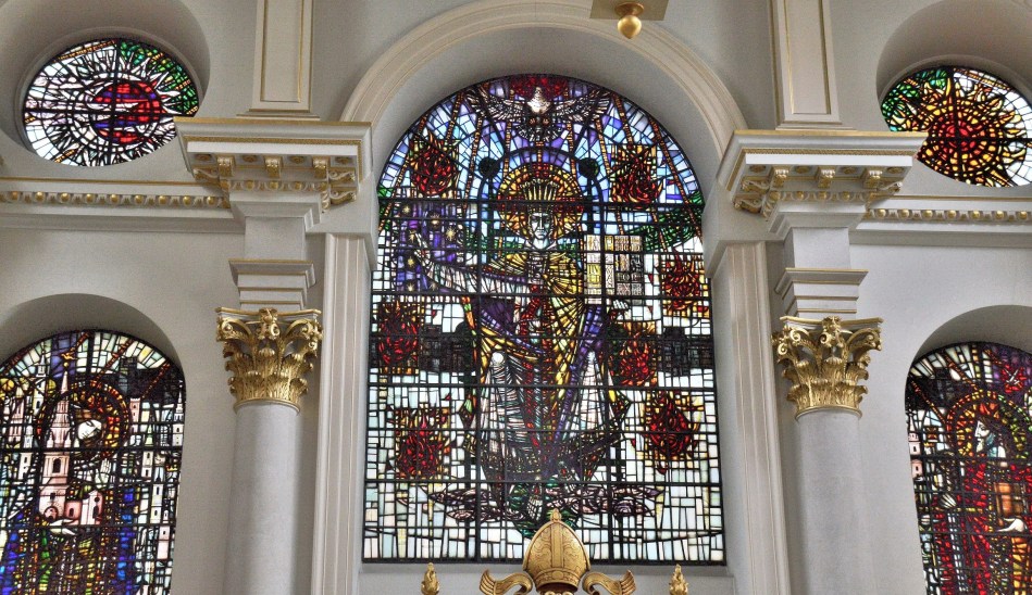 St mary Le Bow Stained Glass 1